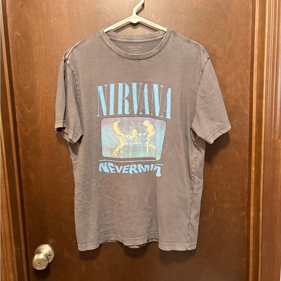 American Eagle Outfitters grey Nirvana Graphic Tee - Picture 2 of 4